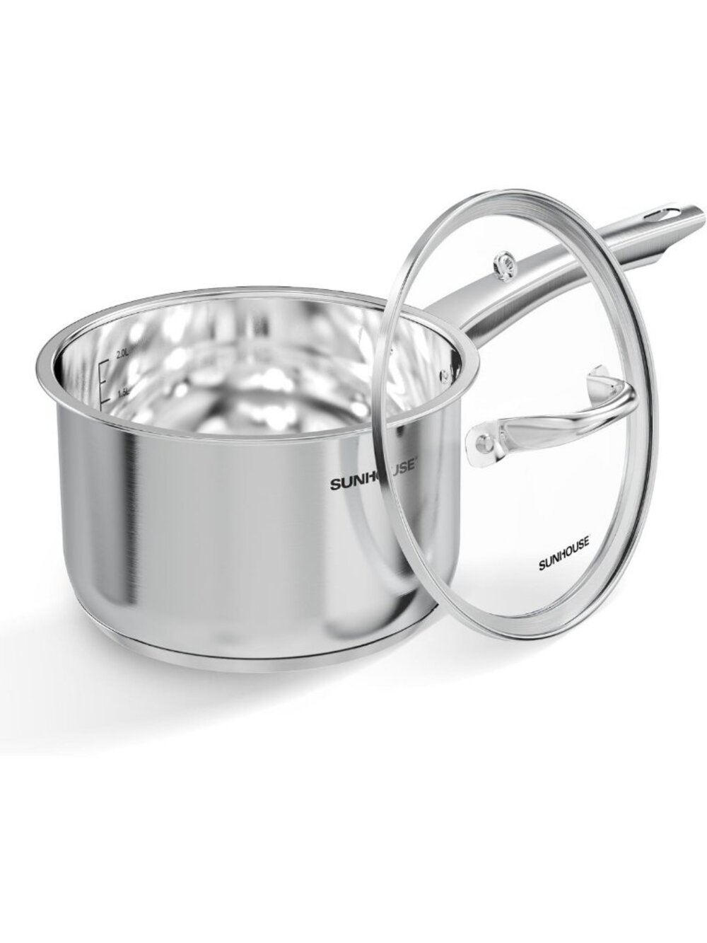 3 QT Stainless Steel Sauce Pan with Lid | Small Cooking Pot for Home Chefs